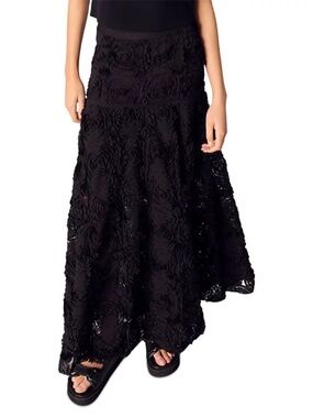 Josino Long Embroidered Skirt